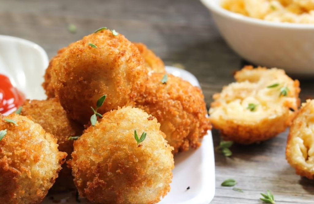 crispy corn cheese balls
