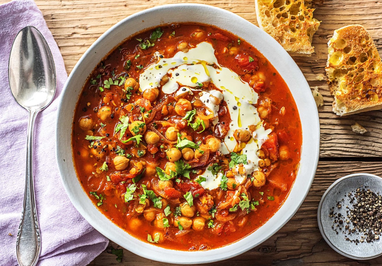 Fica muito saboroso com tâmaras! A sopa mais popular de Marrocos