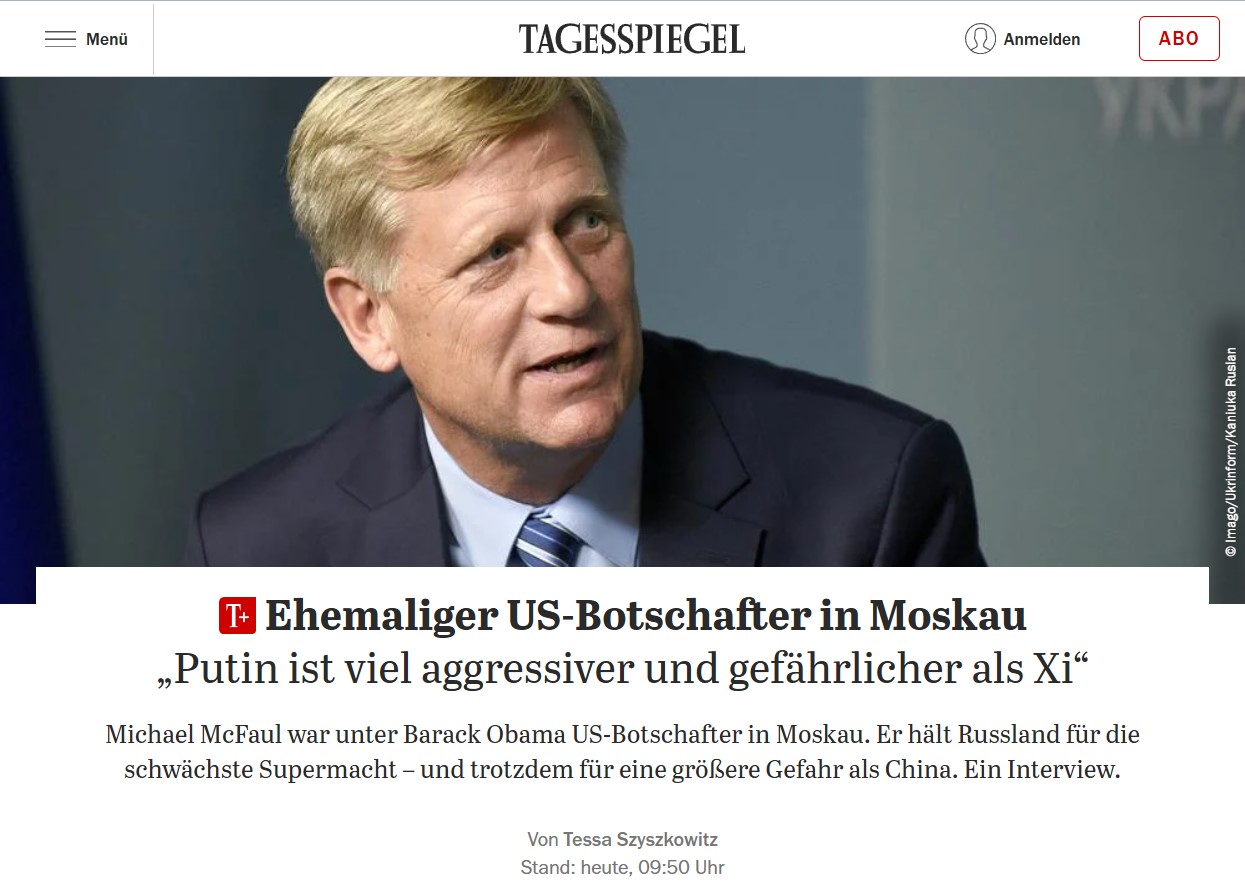 Putin sonha em restaurar o Império Russo: Michael McFaul, ex-embaixador dos EUA na Rússia