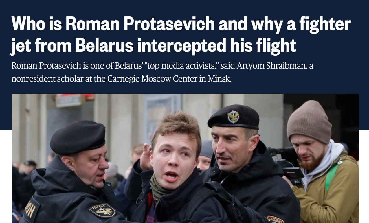 Lukashenka contou como privou a Bielorrússia de alguns por cento do PIB para que o avião da Ryanair com o «funcionário dos serviços secretos bielorrussos» pudesse aterrar em Minsk